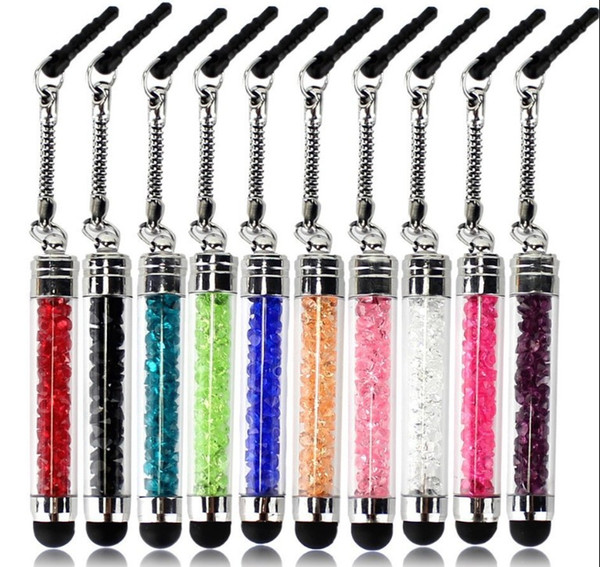 New product Wholesale general capacitance pen warhead crystal pendant capacitor pen dust trap Mini Drill stylus LLFA