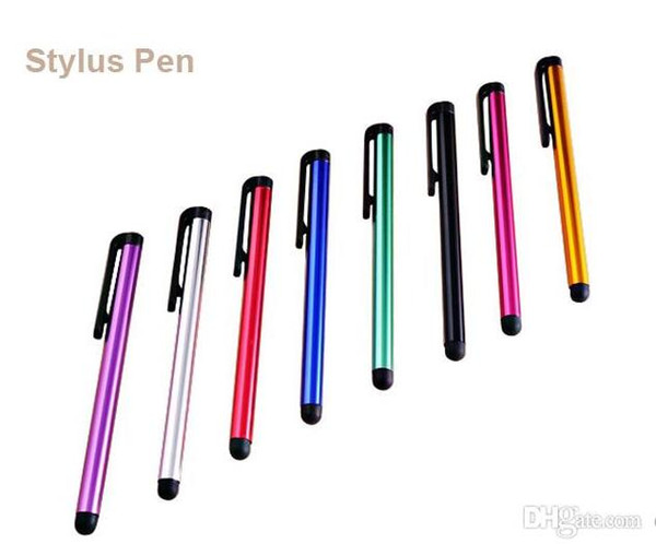 Wholesale colorful Stylus Pen Capacitive Touch Screen For Tablet iPod iPad cellphone iPhone 4S 4 5 5s DHL free