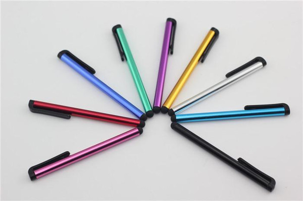 Colorful Capacitive Stylus Pen Touch Screen Highly sensitive Pen For pad Phone Samsung Tablet Mobile Phone