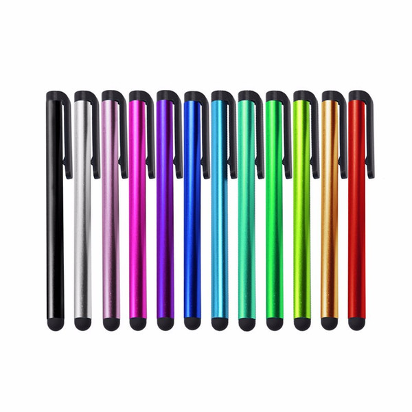 100 Pcs/lot Capacitive Touch Screen Stylus Pen for iPhone 6 6s 7 7s iPad Suit for Universal Smart Phone Tablet PC Pen