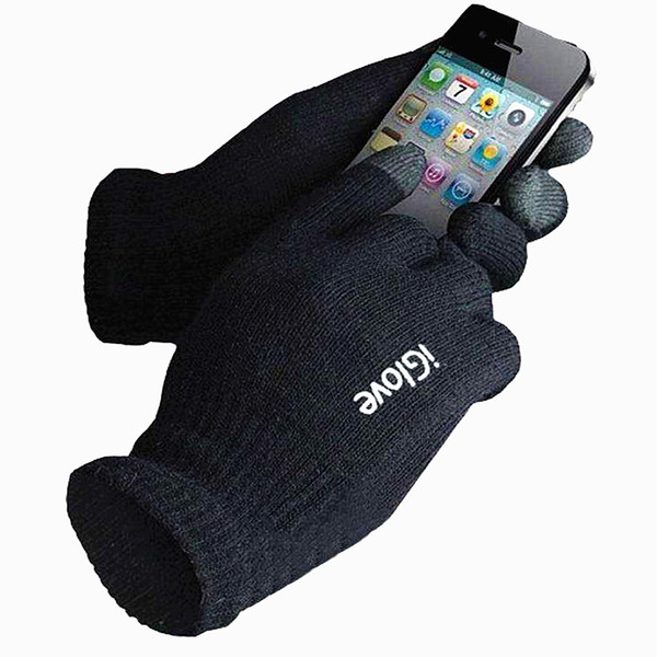 Winter Knitted Phone Touch Screen Gloves outdoor wrist fitness hand gloves for women/men Mittens 22cm 4 colors free shipping