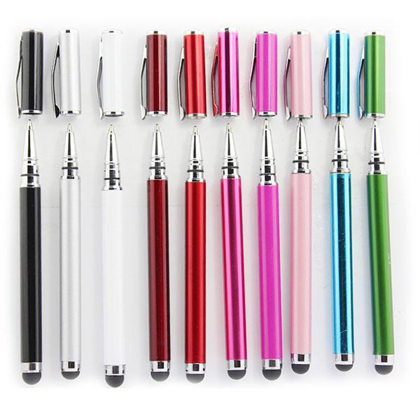 Capacitive Touch Screen Stylus with Ball Point Pen for iPad Samsung Galaxy Tab tablet PC Free Shipping 500ps/lot