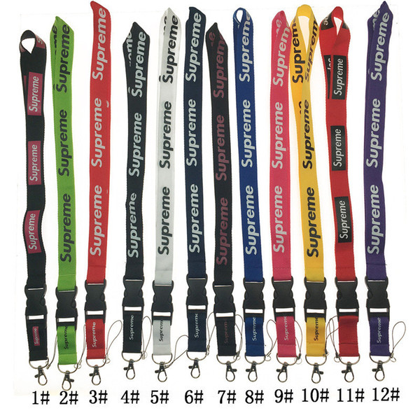 So good webbing cell phone lanyard Charms Straps brand Key rings chains detachable anti-fall lanyard hanging ornaments Phone Accessories