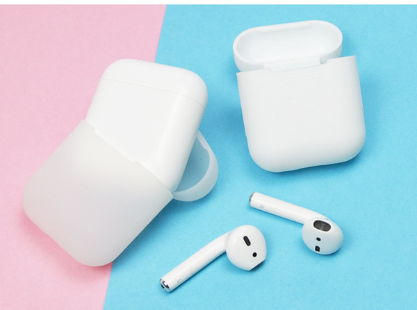 Silicone Case for Airpod Earphone wireless headset Headphone protective silicon cover case for iphone airpods