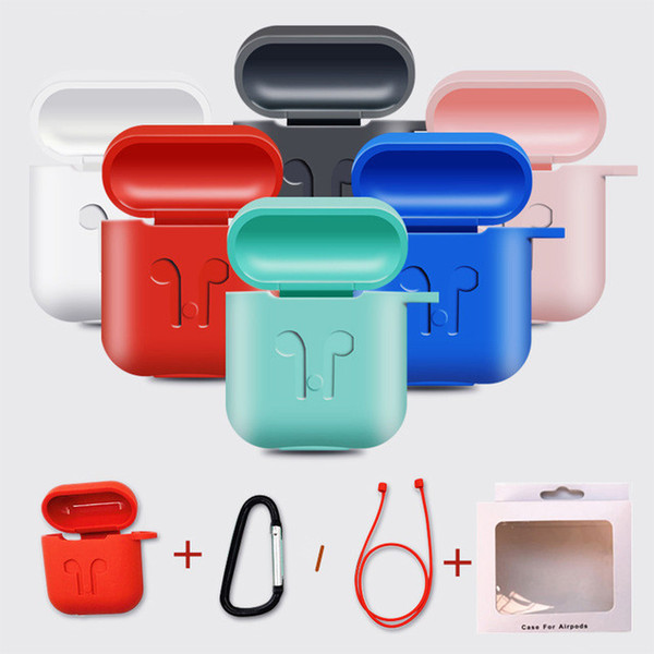 Shockproof Soft Case For Airpods For Air Pods Earphone Protective Cover With Package For Apple Earphones