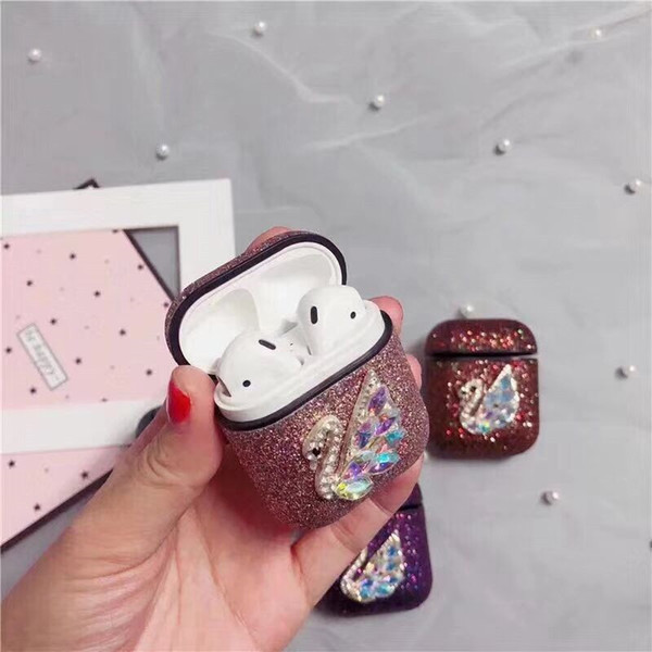 For AirPods Case Cover and Skin Compatible for Apple iPhone XS Max Airpods Bluetooth earphones Protective Pouch Cute Charging Case for Women