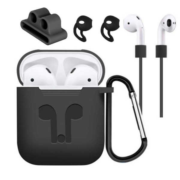 For Airpods Case Protective Silicone Cover Shockproof Earpods Case for Apple Headphone For Airpod Case Charger Accessories..