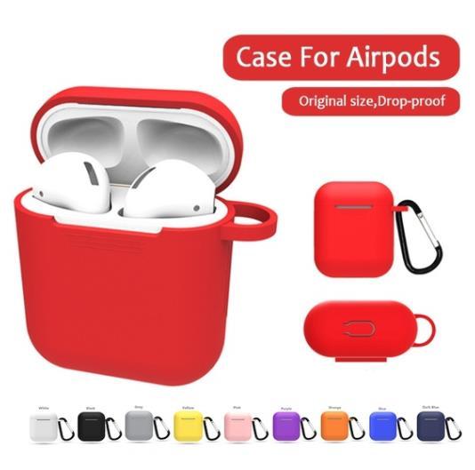 Soft Silicone Case for Apple Airpods Air Pods Earphone Protective Cover Shockproof Waterproof for iPhone Headset Accessorie