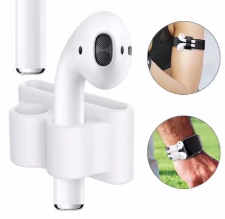 Anti-lost Silicone Holder earphone case for AirPods Holder Portable Anti-lost Strap Silicone Case for Apple Air Pod Accessories