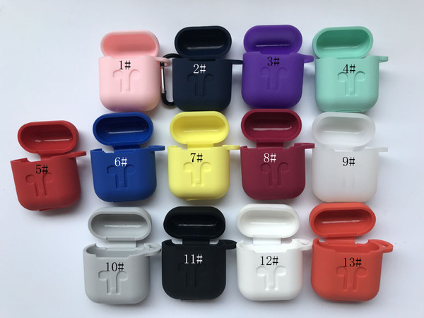 50pcs/lot B New Thickened Airpods Headphone Protector Silica Gel Protector