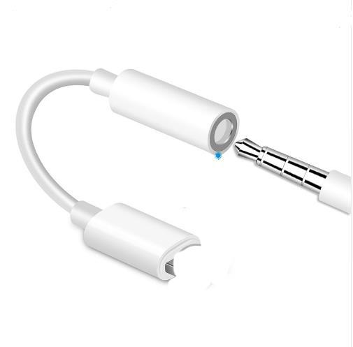 New Earphone Headphone Adapter For iPhone 7 8 X XS AUX Adapter For Lightning Female To 3.5mm Male Adapters Headphone Jack Cable