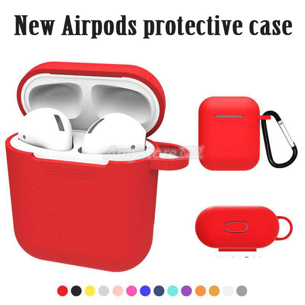 Hot Airpod Protective Airpods Cover link cable Bluetooth Wireless Earphone Silicone Case Waterproof Anti-drop strap Accessories