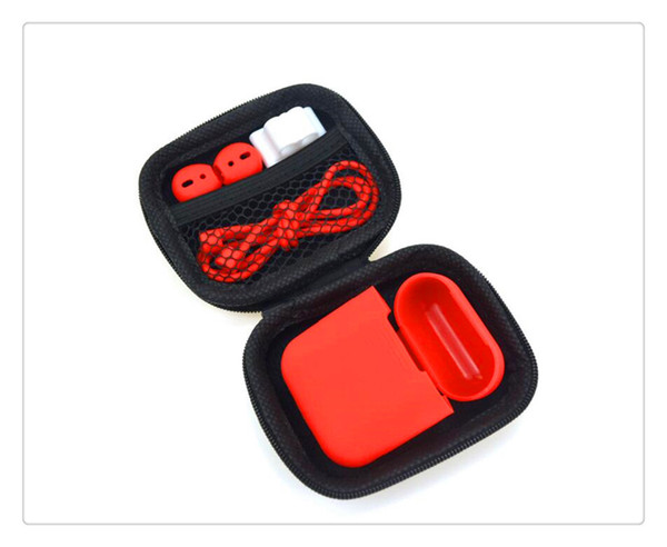 Earphone Accessories For Airpods strap Soft Silicone headphone Case Protective wireless bluetooth Cover (without earphone)