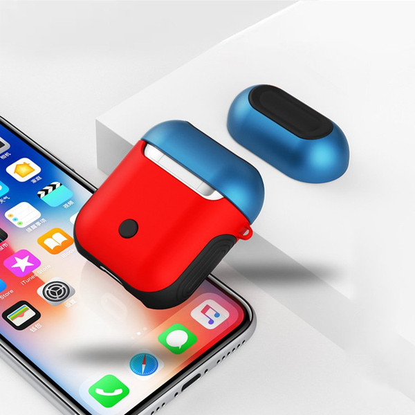 Wireless Charging Case For apple Airpods Anti-Knock Silicone Glossy Protective Cover For Airpod Air pods With Wired Charging