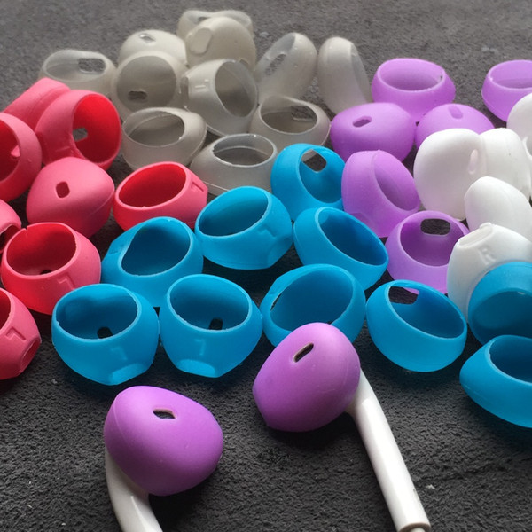 Silicone Earphone case Earpads for iphone5 5s 6 6plus 6s 6splus 7 In-Ear Airpod Earbuds Tips eartips Earplug Earplugs
