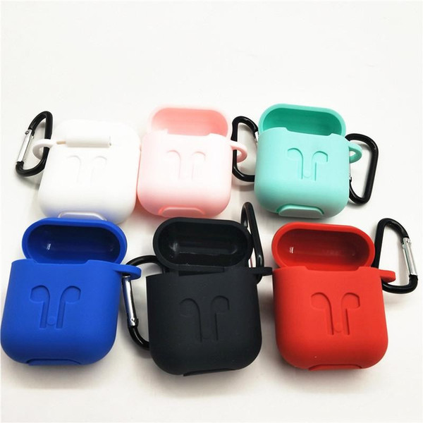 New For Apple Silicone Case Soft TPU Ultra Thin Protector Cover Sleeve Pouch for Air plus Earphone Case