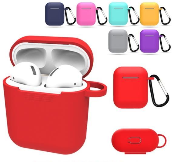 Heart Earphone Case for Apple iphone Airpods Strap Soft Silicone Headphone Case Protective Wireless Bluetooth Cover