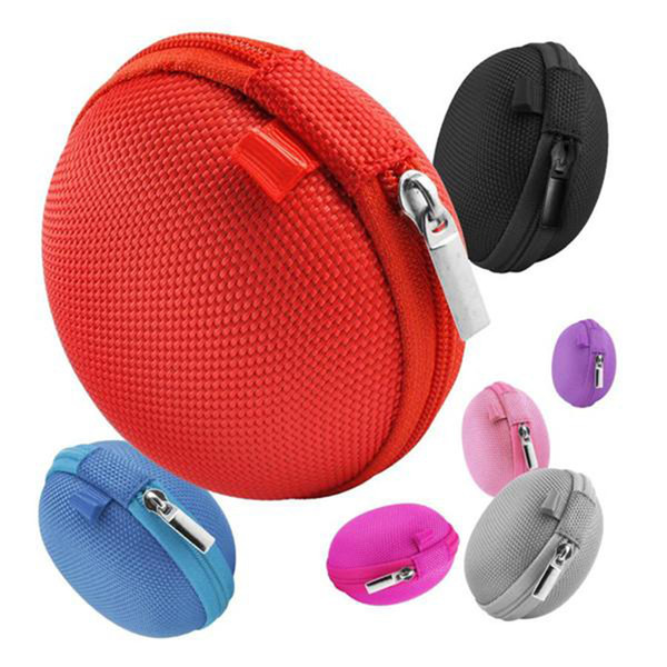 Portable Zipper Bag for Bluetooth Headset Earphone Cable Mini Box SD Card Coin Purse Headphone Bag Carrying Pouch Pocket Case Cover Storage