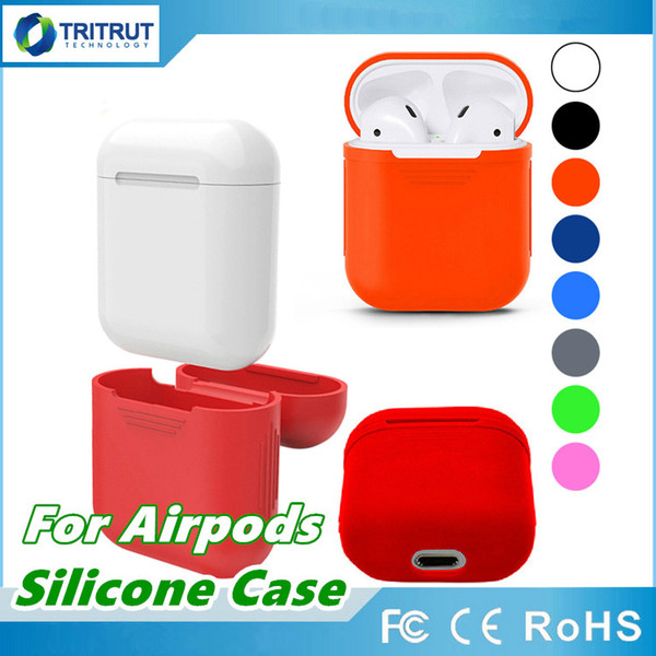 For Airpods Protective Cover link cable for iphone Airpod Bluetooth Wireless Earphones Silicone Case Waterproof Anti-drop strap MQ50