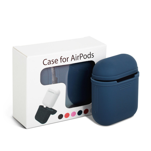 Wholesale Airpods Earphone Package Earphone Set Silicone Earphone Protective Case Waterproof Dropproof Dustproof 7 Color Available