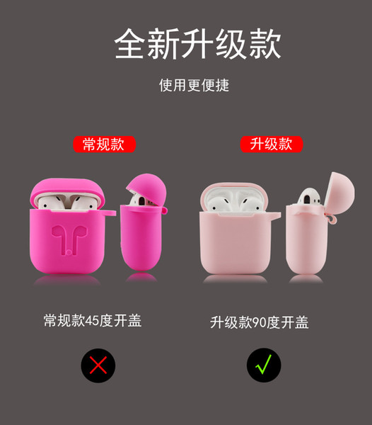 Applicable airpods airpods2 bluetooth earphone case apple earphone case made in China free shipping iphone earphone case