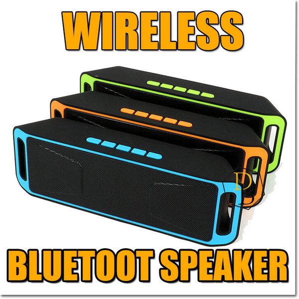 SC208 Wirless Bluetooth Speaker Out Door Sport Music Player Support USB MP3 TF FM AUX Mobile Connection Subwoofer Load Speaker For Iphone