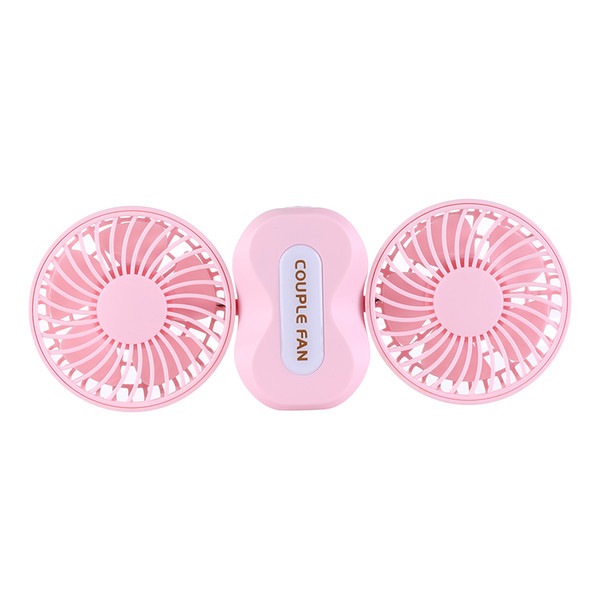 Mini Portable Multi Function Folding Fan With USB Recharging Children's Table Fan foldable USB Two-leaf fan