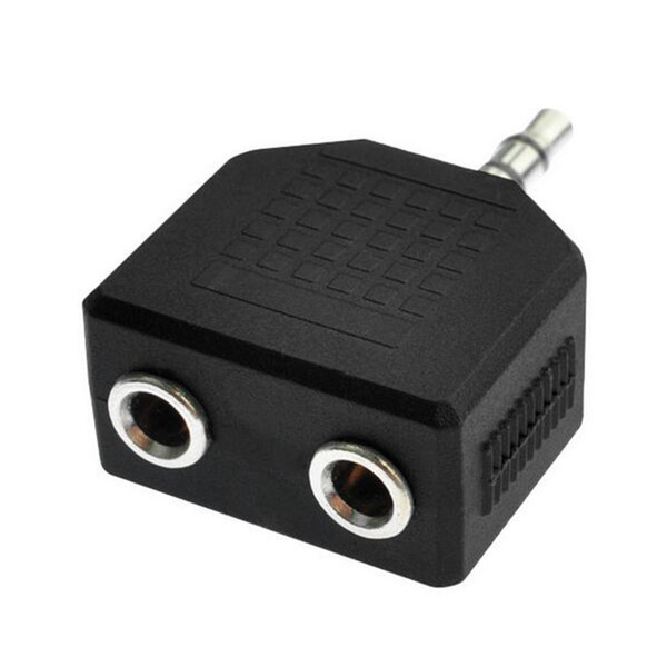 1 Male to 2 Female Audio Headphone Splitter Adpater For Earphone Headset Converting Connector Splitter Headphone