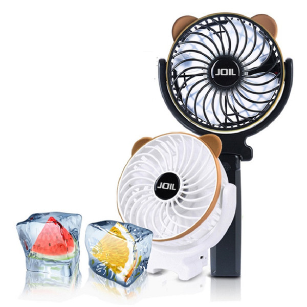 portable mini fans explosion-proof battery rechargable foldable fan USB fans for outdoor sports Black White Green Blue wholesale cheap price