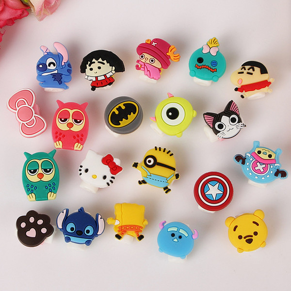 Data Cable Protectors Cute Animal Design Protector Cover Practical Cable Earphone Universal Cable Protector For Cellphone