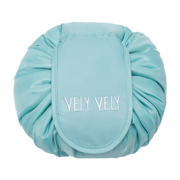 Vely Vely Lazy Cosmetic Bag Drawstring Wash Bag Makeup Organizer Storage Travel Cosmetic Pouch Makeup Organizer Magic Toiletry Bag FREE DHL