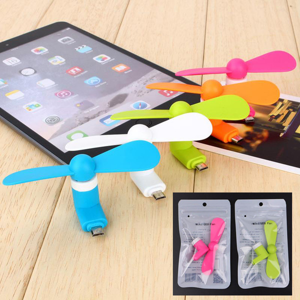 Mini USB Fan 5Pin Flexible Small-scale Portable Super Mute Cooler Cooling For Cellphone DHL Free