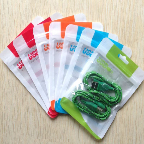 15*10.5cm With Valve Plastic Packaging Bags For USB Cables Wall ChargerZiplock Packing Bag instock