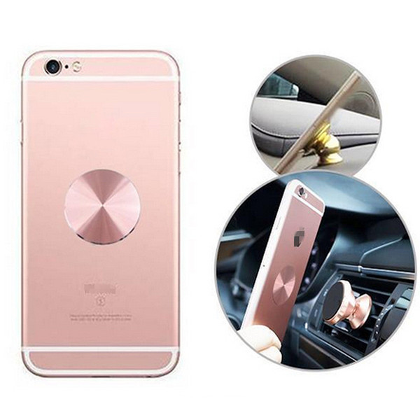 35*35mm Matte Metal Plate Magnetic Car Phone Holder Used Accessories Universal For Magnet Phone Stand for iPhone X 7 8 PLus Pixel Samsung