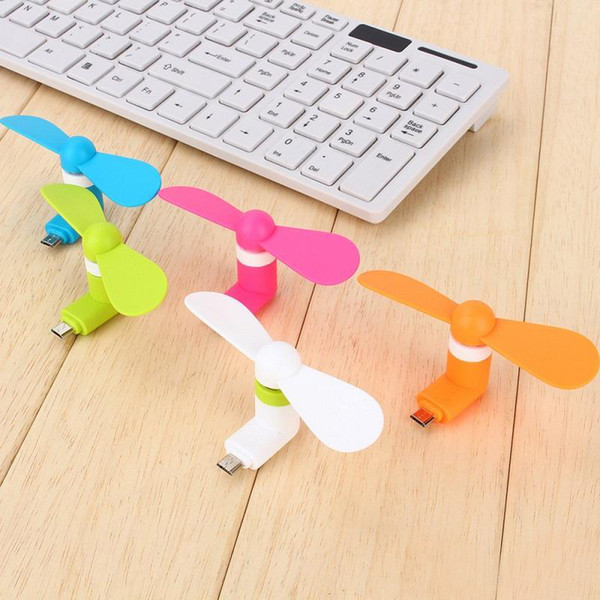 Mini Cool Micro USB Fan Mobile Phone USB Gadget Fans Tester For Phone DHL Free