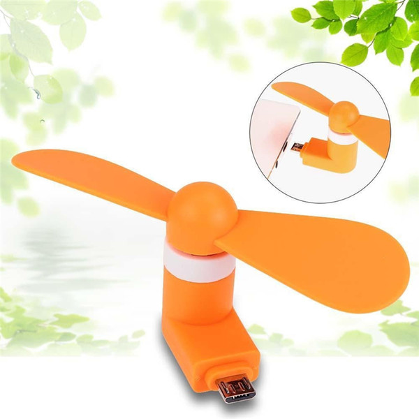 10pcs Micro USB Mobile Phone Fan Portable Dock Cool Cooler Rotating Fan for Samsung Galaxy S7 S7 Edge LG G5 & Other Android Smart Phone