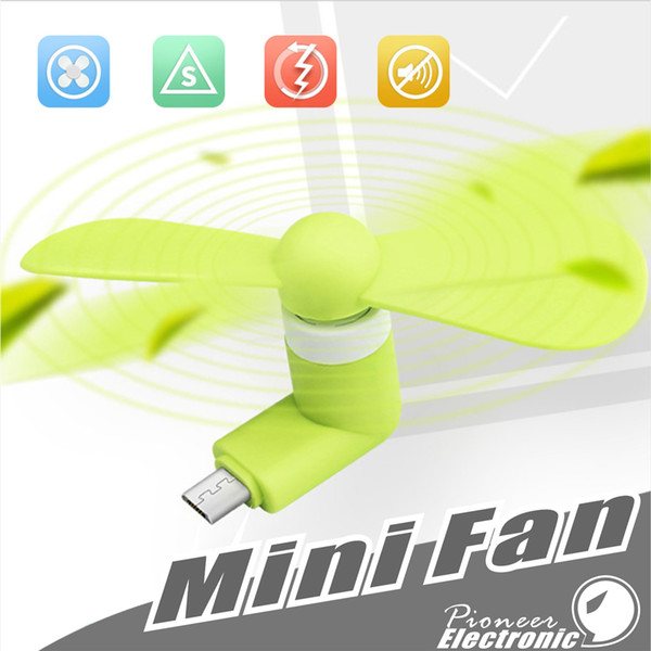 Mini Micro USB Fan Cool Mobile Phone USB Fan Portable Cooler Cooling Fan Cell phone For type-c micro USB iPhone x