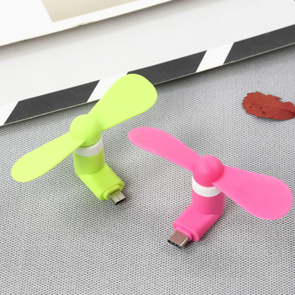 Hot Selling Portable Mini Cool Micro USB Fan 3 in 1 2 in 1 Portable USB Fan For Android PC Universal cellphone