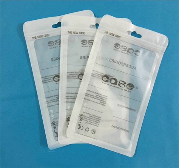 Zipper Retail Package Clear Transparent Bag Zip Lock Bags Plastic Packing Bags PVC OPP Hang Hole Pouches For iPhone samsung Case phone case