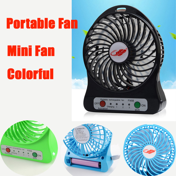 New Portable Fan mini usb rechargeable fan with 2600mAh Power Bank and Flashlight for Traveling Fishing Camping Backpacking BBQ DHL OTH279