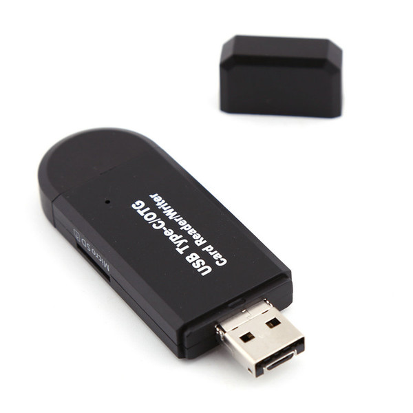 Smart Card Reader Type-C USB 2.0 OTG TF Micro SD Memory Card Reader Hub for Macbook Computer Android Phone Universal