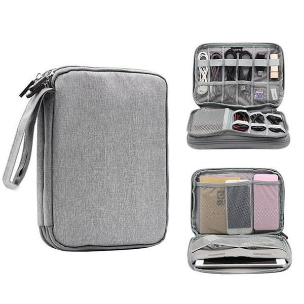 NEW Universal Charger Cable Cord Organizer Electronics Accessories Case USB Phone Travel Storage Bag High Quality