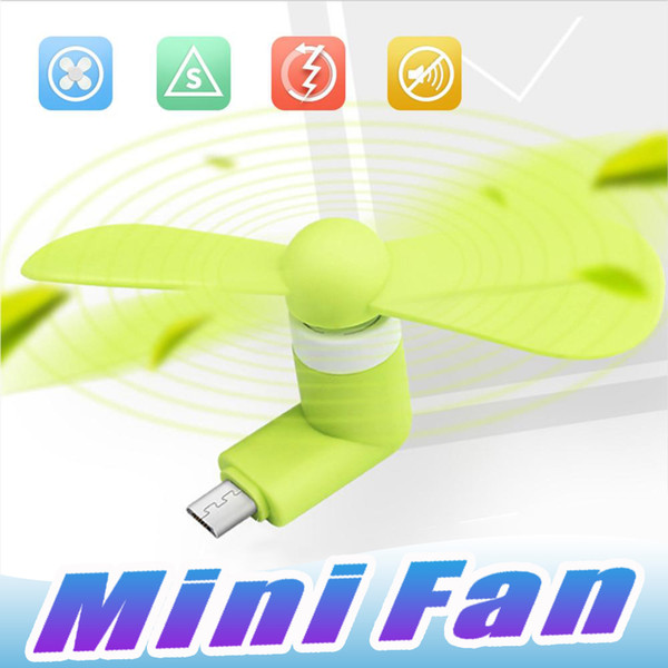 Mini Micro USB Fan Portable Cooler Cooling Fan Cool Mobile Phone USB Fan Cell phone For type-c micro USB Cell Phone Accessories