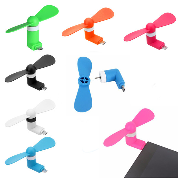 Mute Mini USB Cooling Fan For iPhone 5/5s/5c/6/6 plus/6s/6s plus Samsung Android Phone A-USB Portable Large Wind