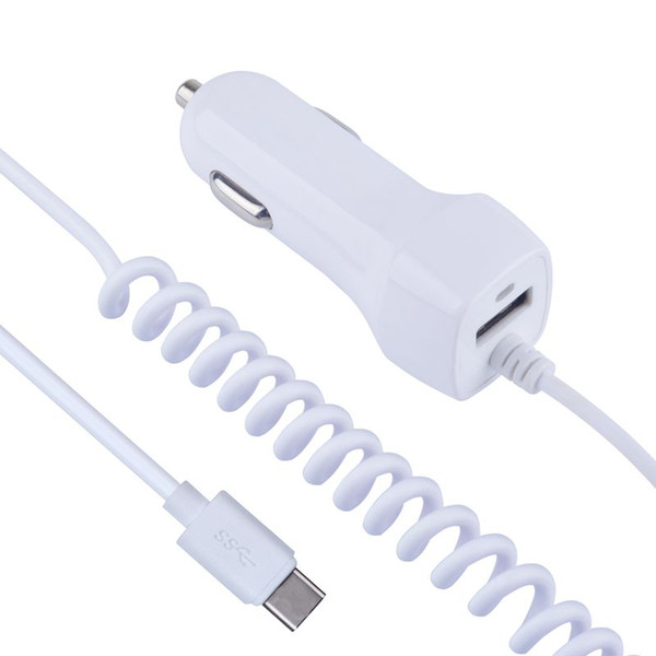 New Cable With Usb 3.1 Type C Car Charger 5V 2.1A For New Macbook 12 Inch Nokia type-C charge