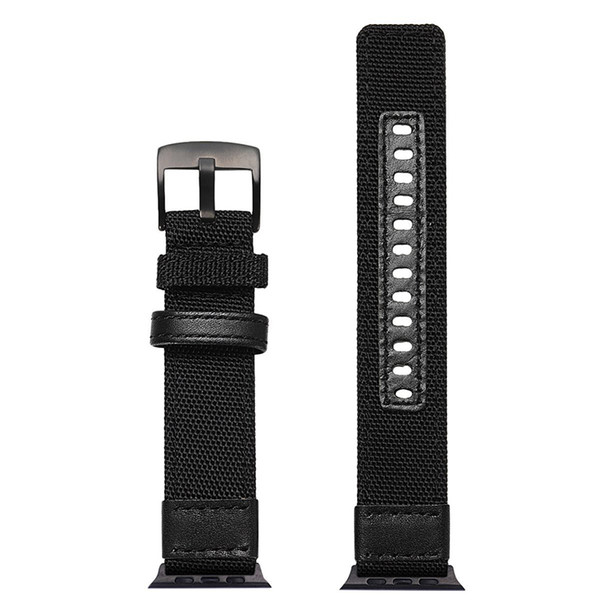 Adjustable Sport Loop Strap Heavy duty Woven Nylon Watch Band 38mm 42mm for Apple iWatch Series 3 2 1