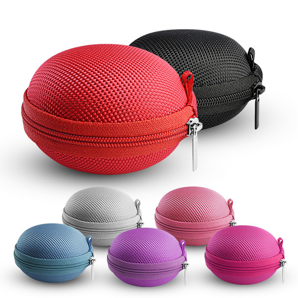 Carrying Hard Case Earphone Retail Box Storage Bag Holder Earphone Headphone ipod Shuffle Memory Cards Watch USB Cable