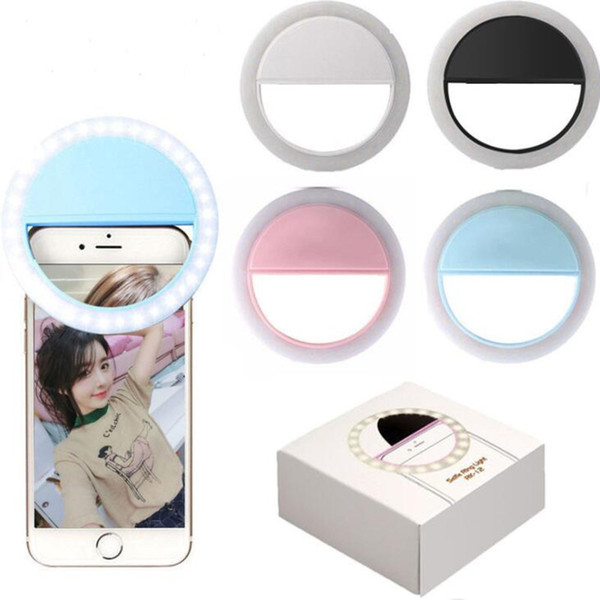 USB Charge Selfie Portable Flash Led Camera Phone Photography Ring Light Enhancing Photography For iPhone Smartphone