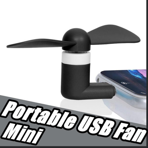 2018 Portable Mini Micro USB Fan Gadget Cooler Type C Fan For iP 7 8 Samsung S8 Note8