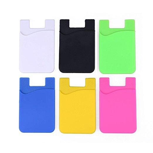 AgentWhiteUSA hui-87 Stick On Wallet, Adhesive /ID/Credit Card, Pouch Card, Holder For Android, Smart Phone, 3m Pouch